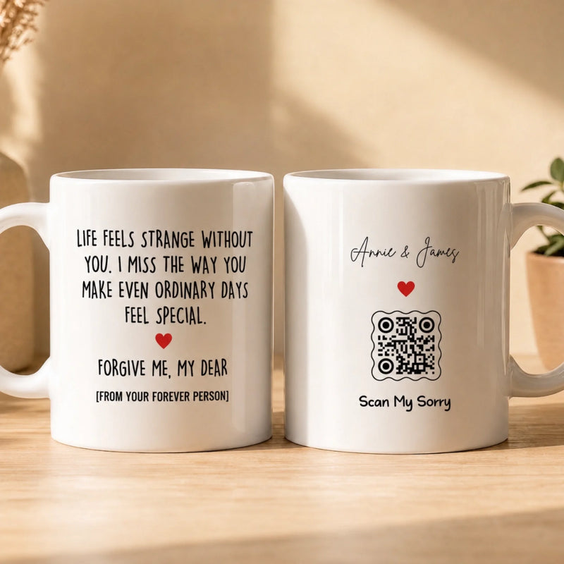 Couple Mugs - I'm Not Used To Days Without You
