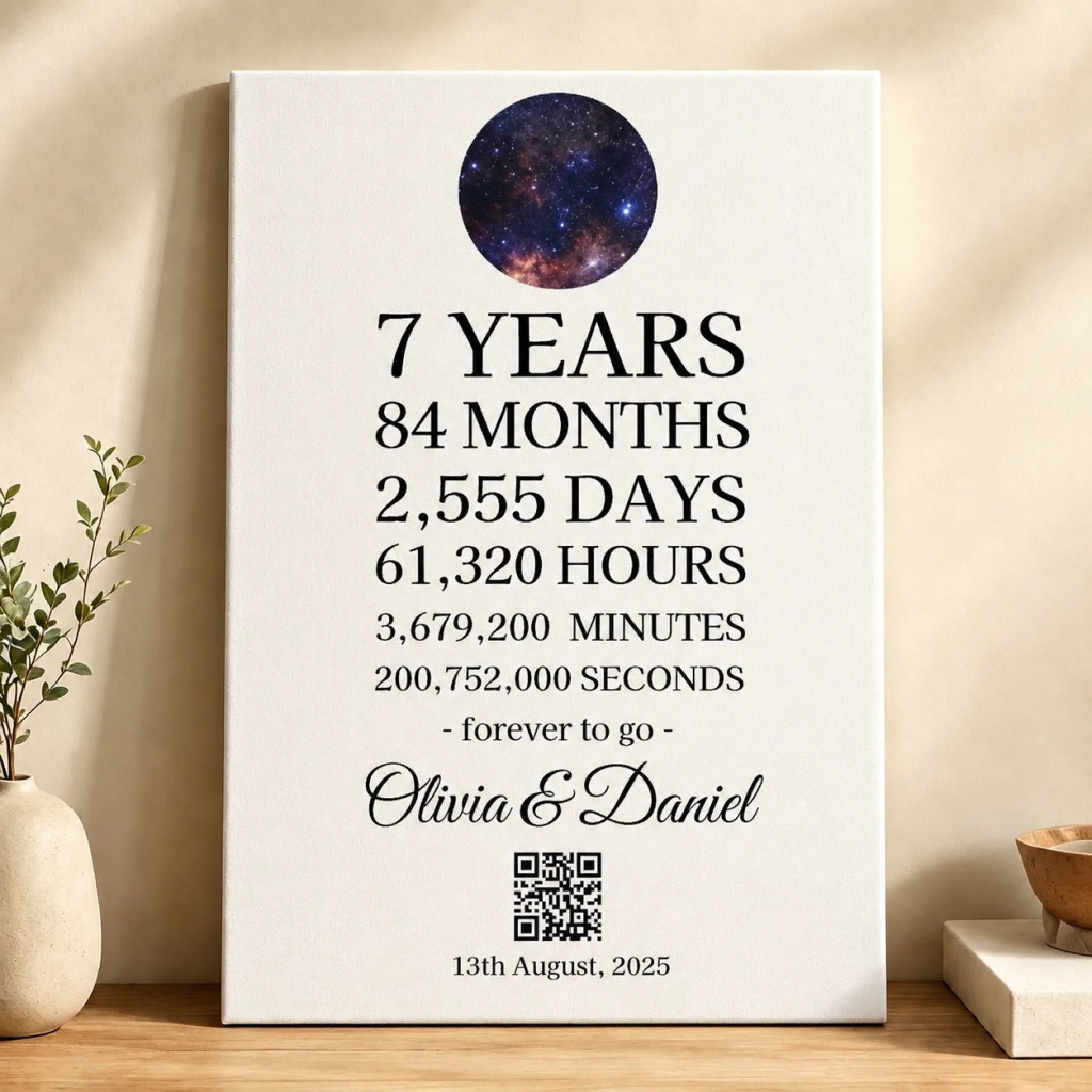 Photo Upload Anniversary Milestone - Custom Date & Names (1)