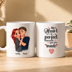 Couple Mugs - You Will Forever Be My Always Personalized QR Mug - Custom Name